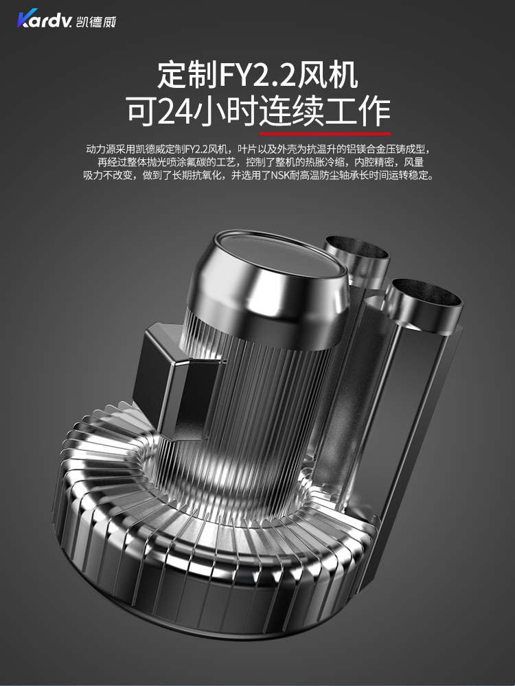 凱德威SK-610新款大功率工業吸塵器